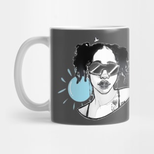 Sunny Girl with Dreads Mug